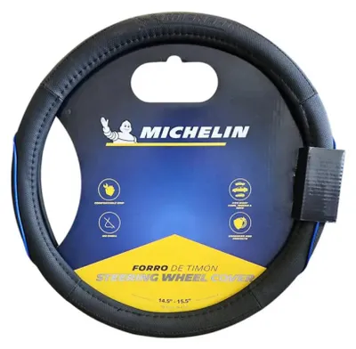 Produktbild von MICHELIN Lenkradbezug Schwarz/Blau M 36,8-39,4 cm