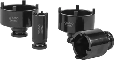 Zdjęcie produktu dla JBM 52834, Zestaw nasadek, 1/2", Metryczny, 11 głowic(e), 69,22,26,30,33,37,44,50,56,63 mm