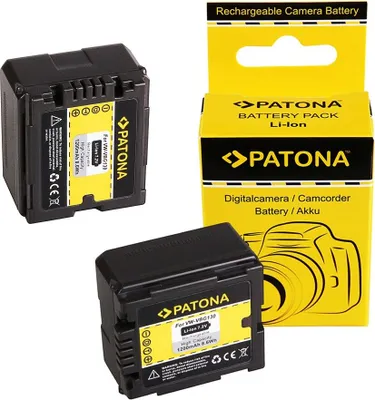 Produktbild von ARLI SET: 2x Akku für Panasonic VW-VBG130 VW-VBG070 VW-VBG260 DMW-BLA13 HDC-DX1 HDC-SD3 HDC-SX5