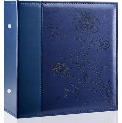 Produktbild von Fotoalbum 10x15 cm 1000 Fotos Leder Blau