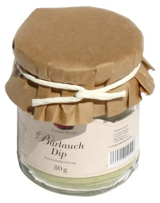 Produktbild von Gourmet Berner Bärlauch Dip im 80g Glas FBD01