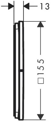 Obrázok produktu pre HANSGROHE 15573140 Absperrvent.UP ShowerSelect Comfort E