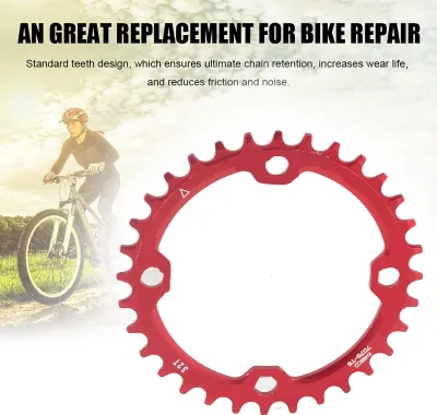 Obrázok produktu pre 32 34 36 38T BCD 104 Mountain Bike Steel Single NK Chain Rep Parts Excessive Performance Mountain Bike Chain Has Excel38 Tooth Chain, Chain 104 BCD Chain D 104 BCD 38T Procraft Pro 3