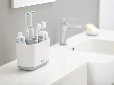 Obrázok produktu pre Joseph Joseph 70510, držiak na zubnú kefku, Šedá, Sink, Tabuľka, okno, 171 mm, 86 mm, 128 mm
