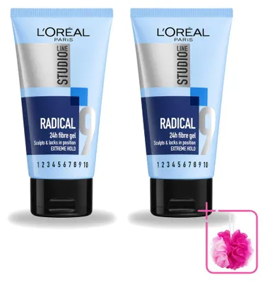 Produktbild von 2 x L'Oréal Paris Studio Line Radical 24H Gel Super Strong 150 ml - Sparpackung - 2 Stücke