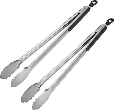 Produktbild von Famanu Grillzange 14 Zoll - Hochwertiger Edelstahl, hitzebeständig, rutschfeste Griffe