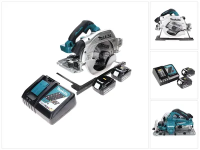Produktbild von Makita DHS 900 RT2 Akku Handkreissäge 36 V ( 2x 18 V ) 235 mm Brushless + 2x Akku 5,0 Ah + Ladegerät