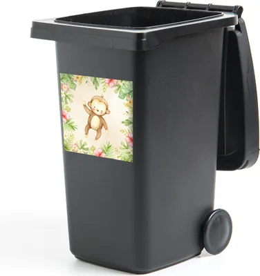Produktbild von MuchoWow® - Abfall-Aufkleber - Container - für Abfallcontainer