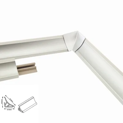 Image de Plinthe de cuisine Plinthe de finition 1.5m 23mm plan de travail cuisine Plinthe aluminium satiné