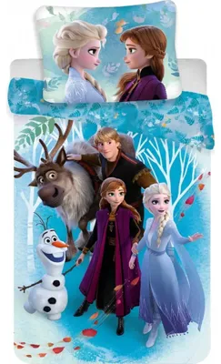 Obrázok produktu pre Posteľná bielizeň Frozen 2 family 140x200, 70x90 cm