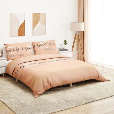 Produktbild von Möbel Bettwäsche-Set Rosa 140x200 cm Baumwolle - Bettwäschen &47458