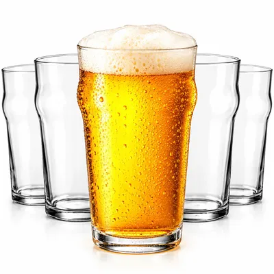 Productafbeelding van 6 pintglazen, 0,5 liter, bierglazen, bierkan, pilsglazen, pintglas, drinkglazen, sapglazen