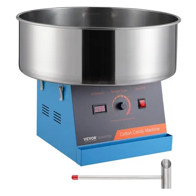 Immagine prodotto di VEVOR Macchina per zucchero filato elettrica, macchina per zucchero filato da 1000 W, macchina per zucchero filato commerciale con ciotola in acciaio inox e cucchiaio di zucchero, perfetta per feste di compleanno per bambini a casa, feste di famiglia (blu)