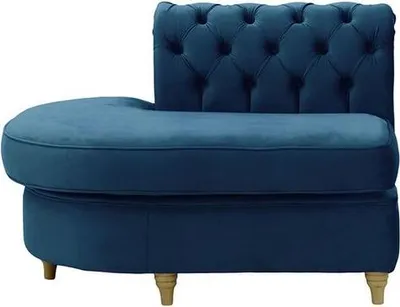 Produktbild von Chesterfield Modul - Abschlusselement rund, links (ECL)-Velluto 11-wax black