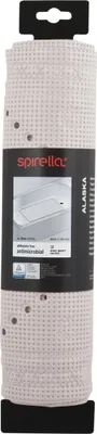 Produktbild von Spirella Duschmatte Badematte Badewannenmatte Badewanneneinlage antibakteriell rutschfest mit Saugnäpfen - Alaska Schneeweiß - ca. 36 x 91 cm