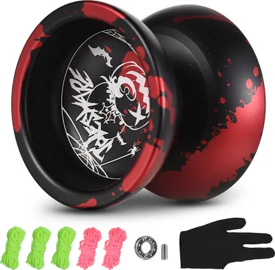 Image de Yoyo-Ball Yo-Yo professionnel Compétitif Noir et Rouge