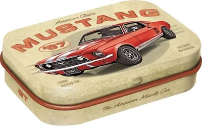 Produktbild von Nostalgic-Art - Pillendose - Ford - Ford Mustang GT 1967 Red