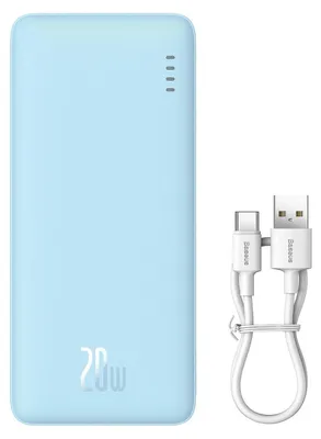 Immagine prodotto di Banca di alimentazione Baseus Airpow 20000Mah 20W (blu)