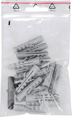 Produktbild von Druckverschlussbeutel 50 µm 12,0 x 17,0 cm, mit Euroloch, 100 St.