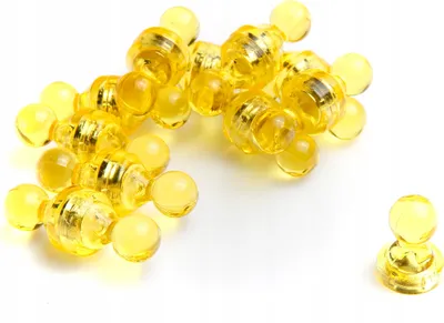 Immagine prodotto di Magnete da frigo, ufficio 15x21 giallo, estremamente forte, lavagne magnetiche, frigoriferi, lavagne bianche, fai da te
