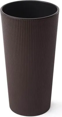 Obrázok produktu pre Kvetináč LAMELA Kvetináč LILIA JUMPER - pruhovaný, priemer 25 cm, výška 46,5 cm, hnedý