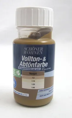 Produktbild von Voll- und Abtönfarbe Nougat 125 ml