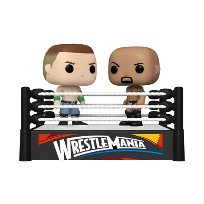 Immagine prodotto di WWE Wrestle Mania John Cena e Rock 2 Pack - Funko Pop! - Figurine in vinile