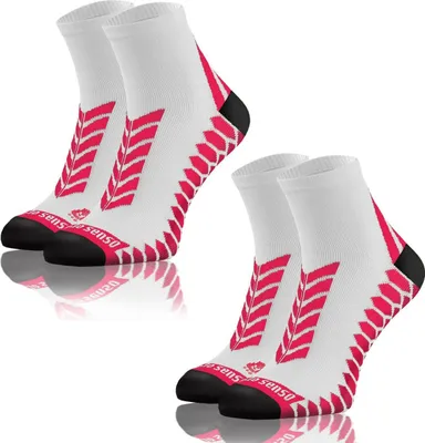 Zdjęcie produktu dla Skarpety sportowe Sesto Senso SPORT SOCKS - Zestaw 2 | Oddychające i bezszwowe | Na każdą pogodę | Bieganie, fitness, nordic walking | Uni | Rozmiary 35-46