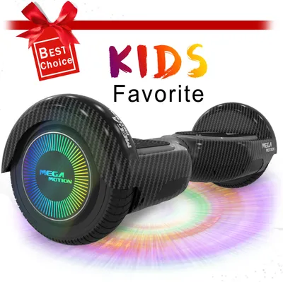 Produktbild von Hoverboard 6.5" Self Balance Scooter Elektro Skateboard mit Bluetooth Lautsprecher LED-Leuchten für Kinder und Erwachsene