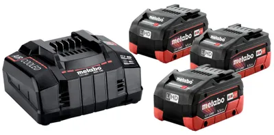Produktbild von 18-V-Powerpack mit 3 x 18-V-LiHD-Akkus und ultraschnellem Ladegerät – 3 x 5,5 Ah – Akkus im Lieferumfang enthalten