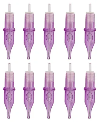 Image de 10 pièces 5RS Aiguilles Cartouche de Tatouage Tubes Sac à Main Stérilisé Aiguilles Kit Accessoires de Tatouage Fournitures pour les artistes débutants Portable