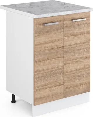 Produktbild von Küchenunterschrank Vicco R-Line Sonoma 60 cm , AP Marmor, Model 29709