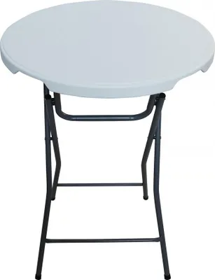Obrázek produktu pro Skládací plastový stůl Ø 80 cm "Lili" - bílý