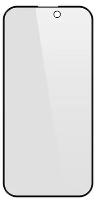 Produktbild von Avizar, Privacy Glas-Bildschirmfolie für Apple iPhone 15 Pro Max 9H Härtegrad, Schwarz transparent