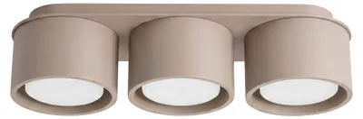 Immagine prodotto di Lampada da soffitto MODO 3 taupe Gx53 3xGx53 10W in alluminio 8,2x10,4x32,4 cm Sollux Lighting