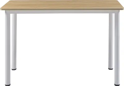 Obrázok produktu pre Jedálenský stôl 'Tammela' pre 4 osoby 120 x 60 cm oceľové nohy dubový vzhľad