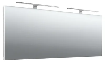 Image de emco mee miroir lumineux LED, deux lampes à poser, 1600 x 590 mm, 449600012