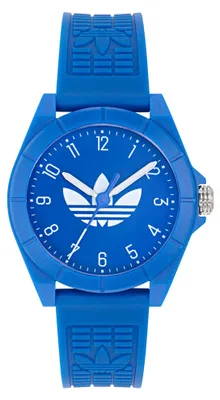 Produktbild von Adidas Uni Uhr PROJECT FOUR Kunststoff blau AOST24571