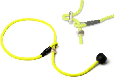 Produktbild von Mystique® Field trial Kurzführer 6mm mit Zugbegrenzung neon gelb 80cm