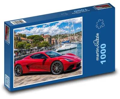Obrázek produktu pro Puzzle 1000 Sportovní vůz u přístavu - martinpuzzle