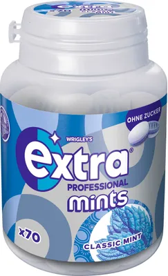 Produktbild von EXTRA PROFESSIONAL Mints Dose Classic Mint 70 Dragees (1 Dose)