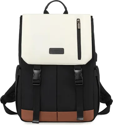 Produktbild von LOVEVOOK Rucksack Damen Herren 15.6 Zoll Laptop Schulrucksack Wasserdicht Uni Schule Business