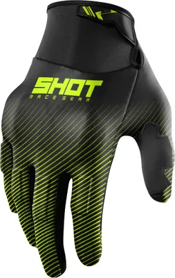 Obrázek produktu pro Shot Drift Rim motokrosové rukavice, černá/neon, 11