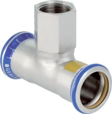 Produktbild von Geberit 34271 Mapress Edelstahl T-Stück mit IG