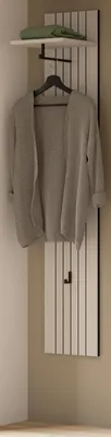 Produktbild von Garderobenpaneel "Loreno" in Kaschmir Wandgarderobe 31 x 160 cm