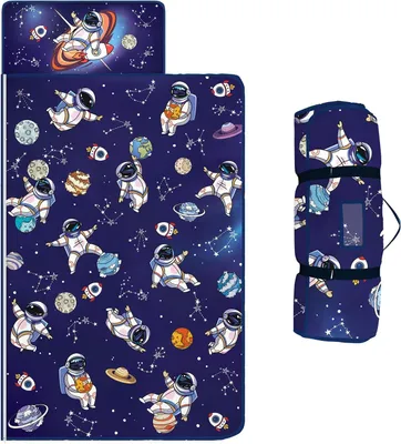 Produktbild von Kinderschlafsack 150 x 60 cm, Doppelreißverschluss, für Camping, für Mädchen und Jungen