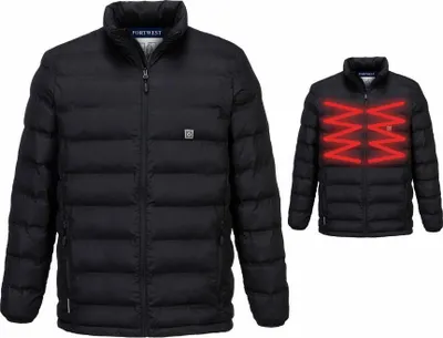 Image de Veste Doudoune Chauffée Par Ultrasons Couleur : Noir Taille Xl - Portwest