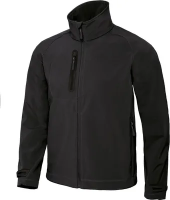 Produktbild von Herren-Softshelljacke   - B&C X-LITE SOFTSHELL/M - black - Größe 3XL