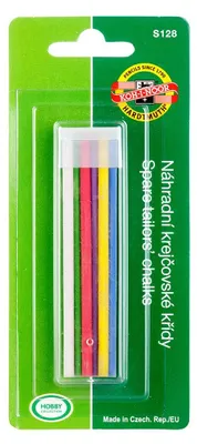 Produktbild von Schneiderkreide -Ersatzminen, 6er Pack farblich sortiert