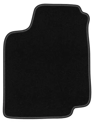 Produktbild von Fahrermatte Velours für Volkswagen Vento 1991-1997 (Limousine) – 1-tlg, Schwarz, passgenau – Wielganizator BASIC